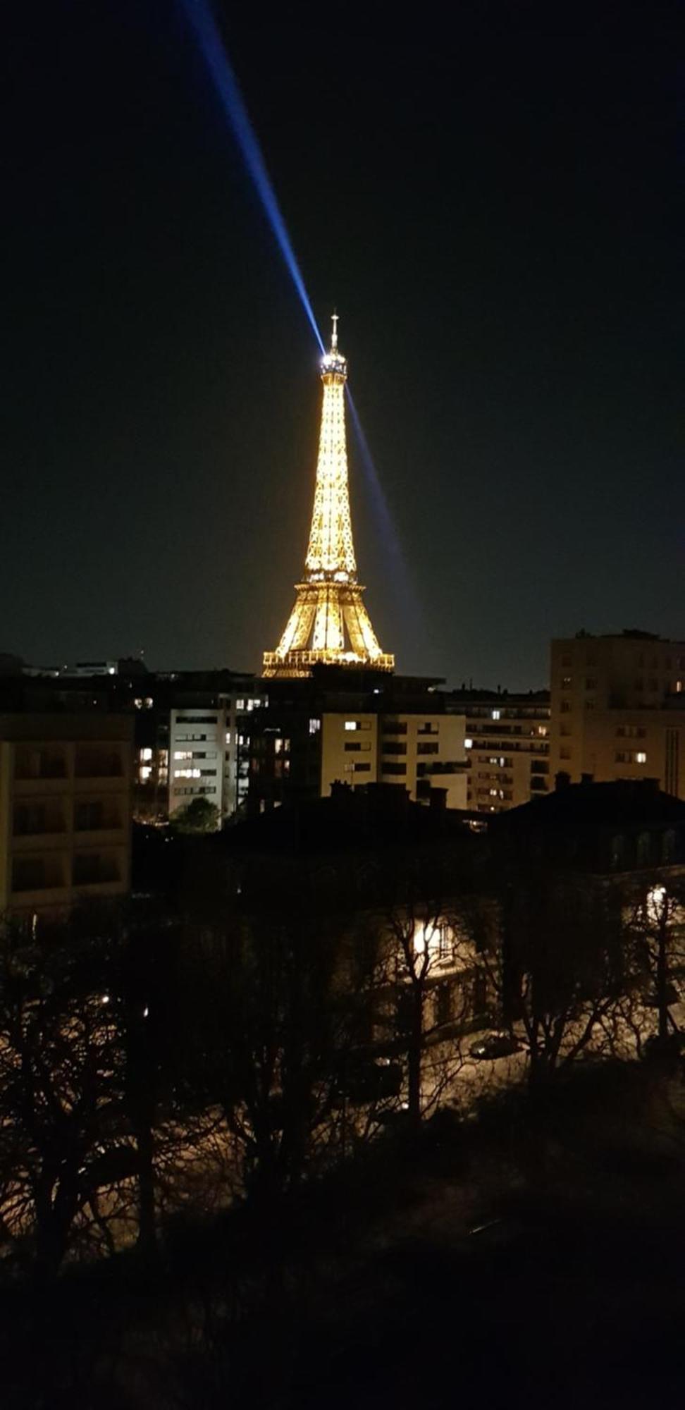 Vue Tour Eiffel Appartamento Parigi