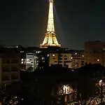 Vue Tour Eiffel Appartamento Parigi